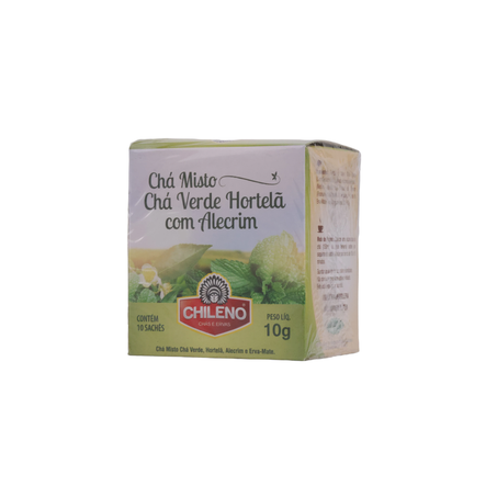 Cha chileno verde hortela alecrim 10g 360-34