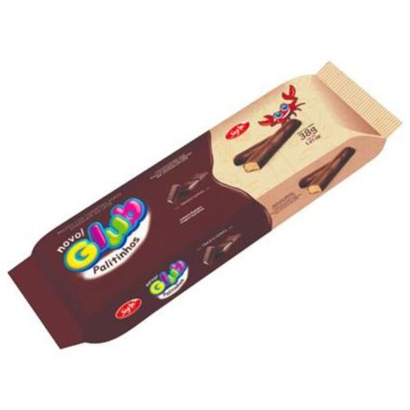 Biscoito Glub Palitinhos 38g Chocolate