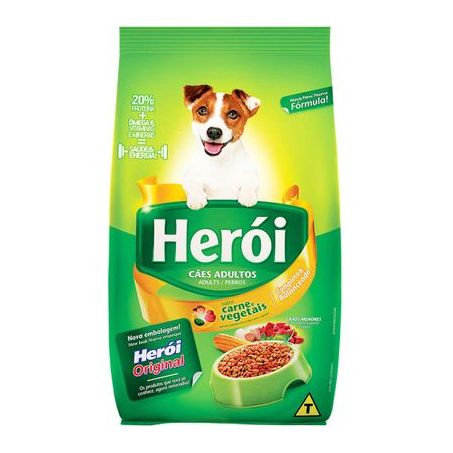 RACAO HEROI AD 1KG CARNE/VEG