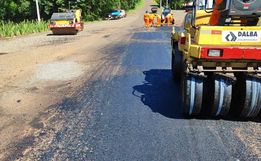 Operação tapa buracos teve início na rodovia de acesso à Princesa 