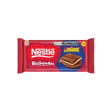 Chocolate Barra Nestlé Recheio Charge 90g 
 