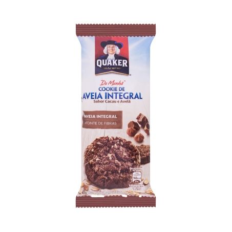 Cookie quaker 40g cacau e avela