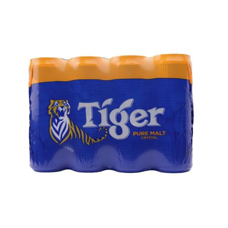Cerveja Tiger Puro Malte Crystal Lata 350ml - Pacote com 12un - 4.2lt 360-1