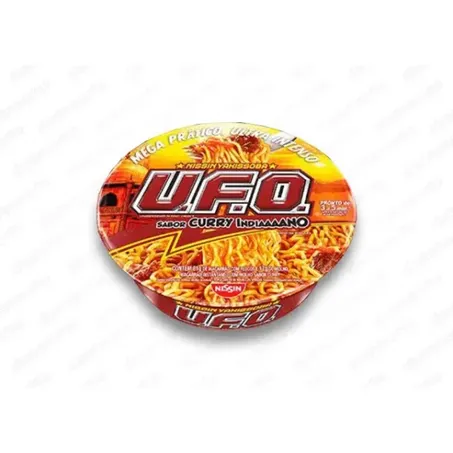 Macarrão inst nissin ufo curry indiano 97g