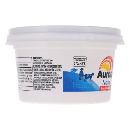 Creme de leite (nata) aurora 280g 360-30