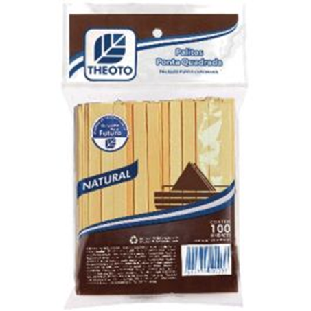 PALITO PICOLÉ QUADRADO THEOTO 100UN