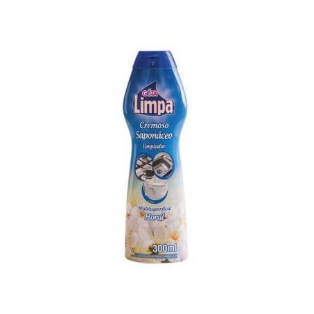 Gota limpa-saponaceo cremoso 300ml flora