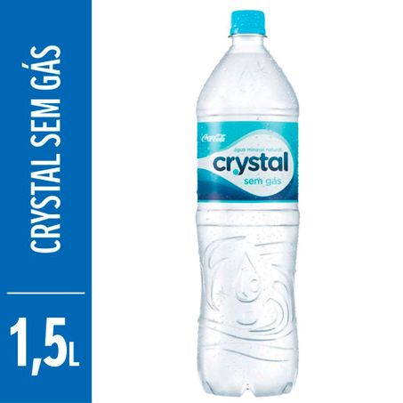 Agua mineral crystal s/gas 1.5l