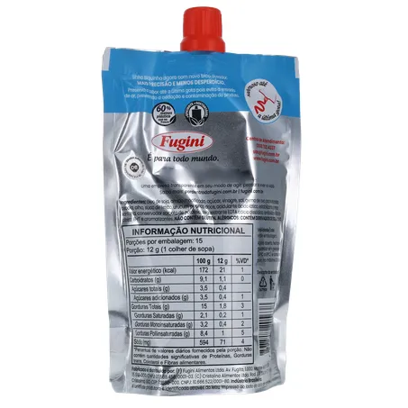 Maionese Fugini Original  Squeeze 180gr 360-16