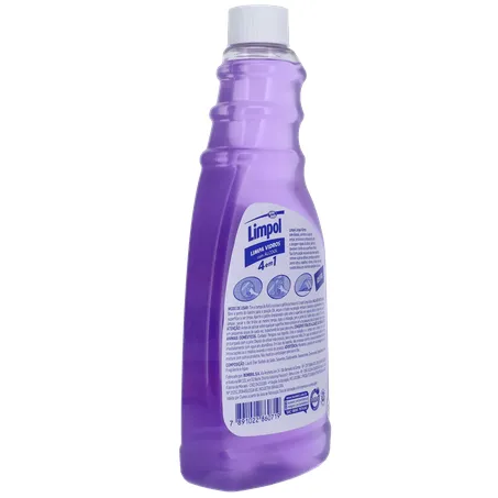 Limpa Vidros Limpol com Álcool 4em1 Refil 500ML 360-13