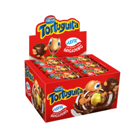 BOMBOM ARCOR TORTUGUITA 472G BRIGADEIRO