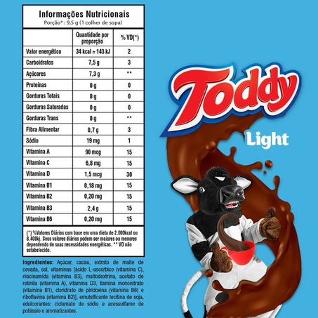 ACHOCOLATADO PÓ TODDY LIGHT 380G 360-1