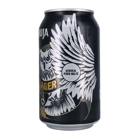 Cerveja Coruja Lager Lata 350Ml 360-7