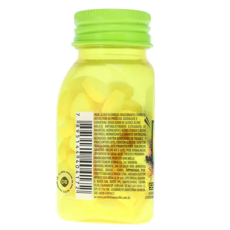 Pastilha Mentos Kiss Suor Limão Ácido Frasco com 55un - 38.5gr 360-26