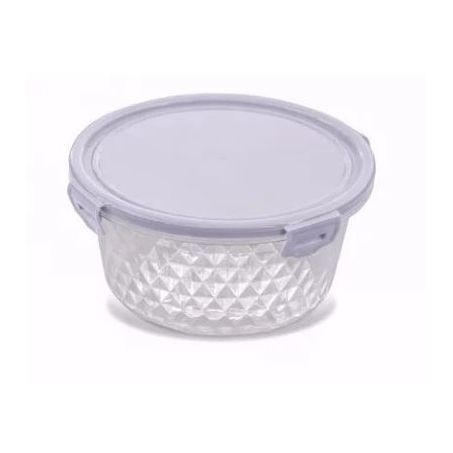 Pote Cristal Plasvale Redondo 550ML