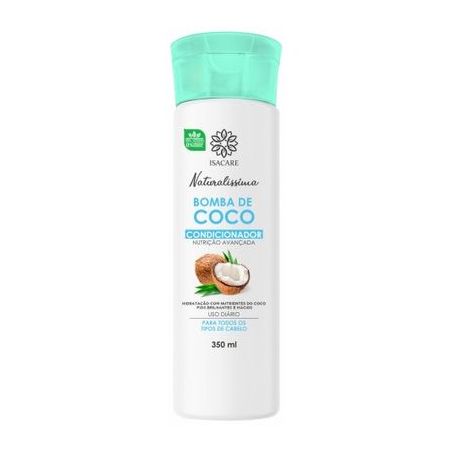 Condicionador isacare 350ml bomba coco