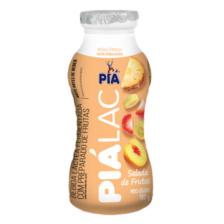 Bebida láctea pia lac salada de frutas 180g
