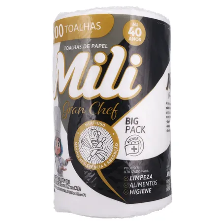 Papel Toalha Gran Chef Mili 200 Folhas 360-2