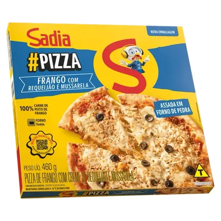 Pizza Sadia 460g Frango Requeijao e Mussarela