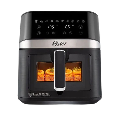Air Fryer DiamondTech Oster 127V - Revestimento Antiaderente Reforçado