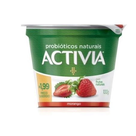 ACTIVIA MORANGO 100G