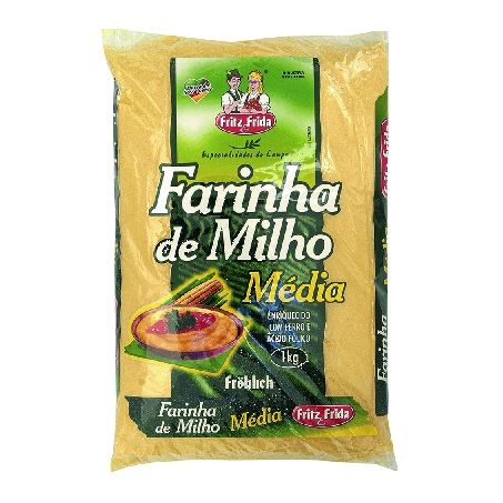 Farinha de Milho Fritz E Frida Média Embalagem 1KG