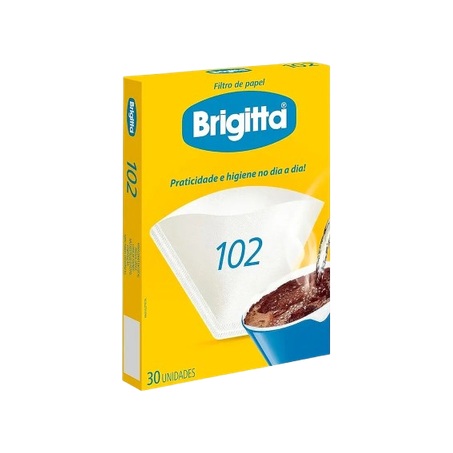 Filtro de café brigitta 102 c/30
