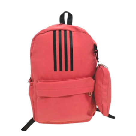 Mochila Mundiart 42cm - Com Estojo - Rosa - Ref. SM0028-2