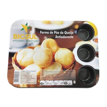 Forma pao de queijo 35x26.5cm bigsul
