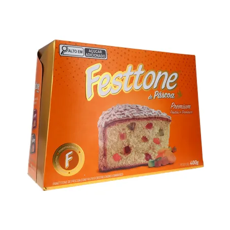 Panettone de Páscoa Festtone Frutas Cristalizadas e Damasco 400G 360-33
