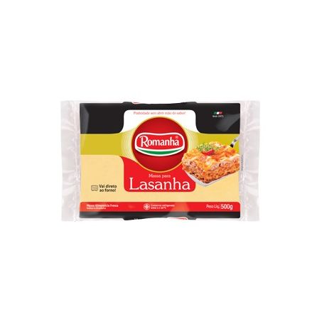 Massa P/ Lasanha Romanha 500g Fresca