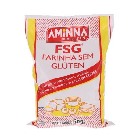 Farinha Sem Glúten Aminna Embalagem 500G
