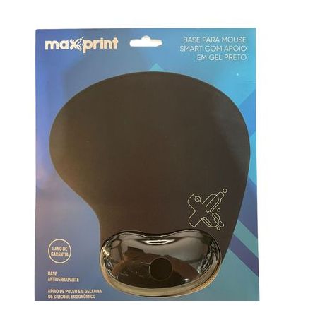 Mousepad Maxprint C/apoio Gel Preto