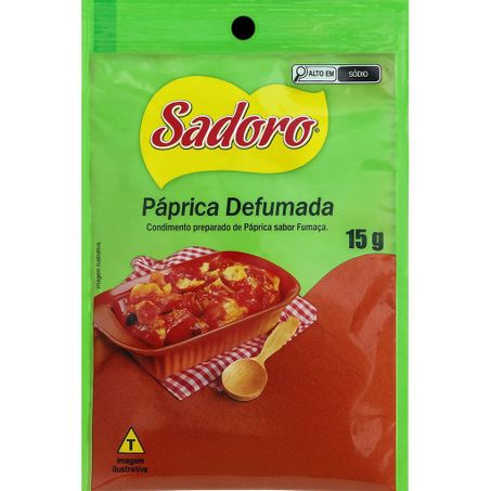 PÁPRICA DEFUMADA SADORO 15G