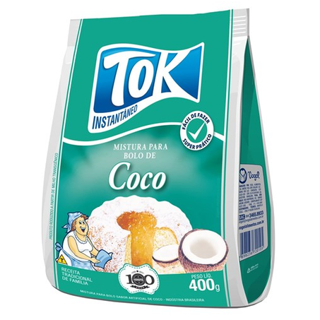 MISTURA BOLO TOK MONOPOL COCO 400G