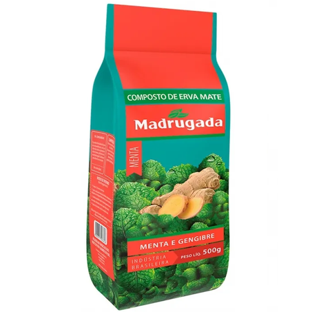 ERVA MATE MADRUGADA COMP MENTA/GENGIBRE 500G
