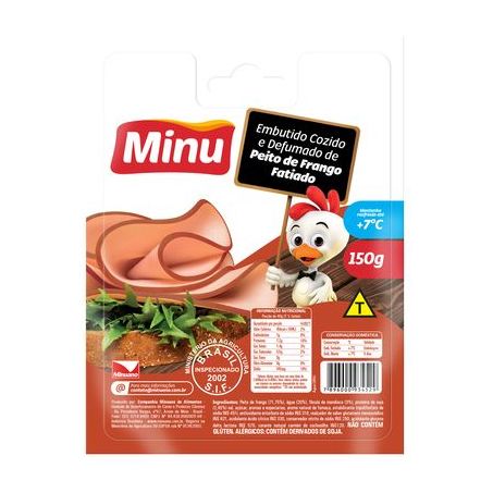 Peito de frango fat minu 150g*