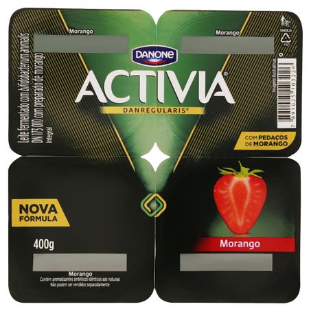 LEITE FERMENTADO MORANGO ACTIVIA BANDEJA