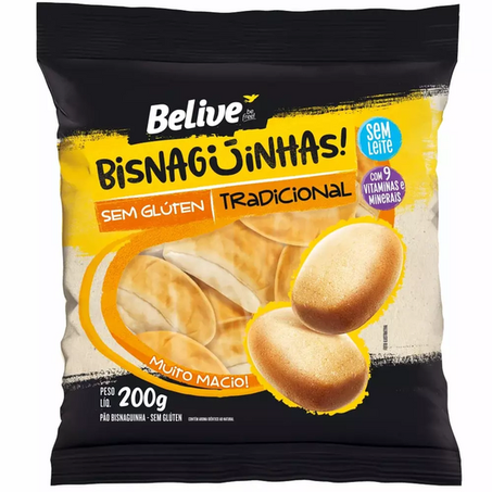 Bisnaguinha belive tradicional s/gl 200g