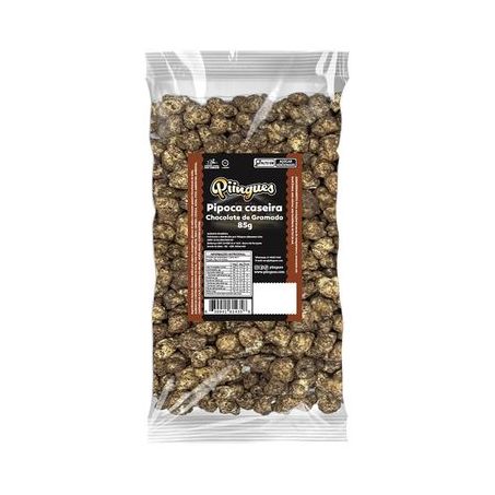 Pipoca caseira chocolate de gramado piinques 85g.