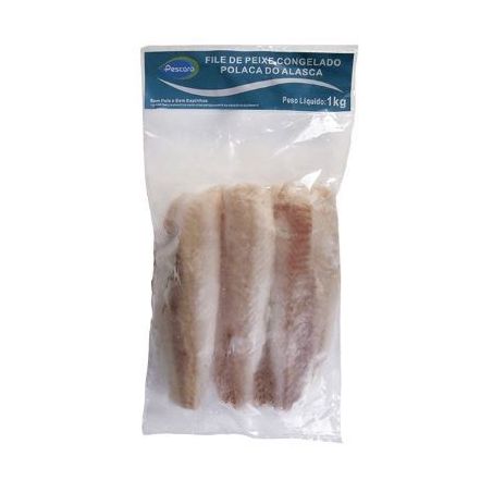Peixe polaca-do-alasca planalto fish filé sem pele pacote 500g