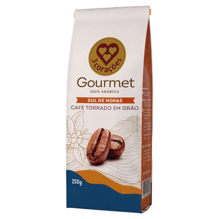 Cafe 3coracoes gourmet sul minas graos 250g