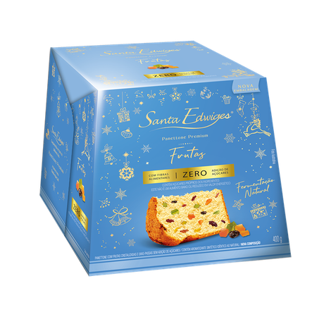 PANETONE ZERO FRUTAS 400G - SANTA EDWIGES