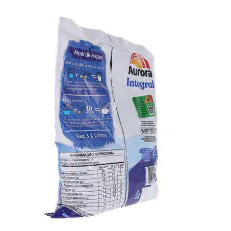 Leite em Pó Aurora Integral Pacote 400gr 360-13