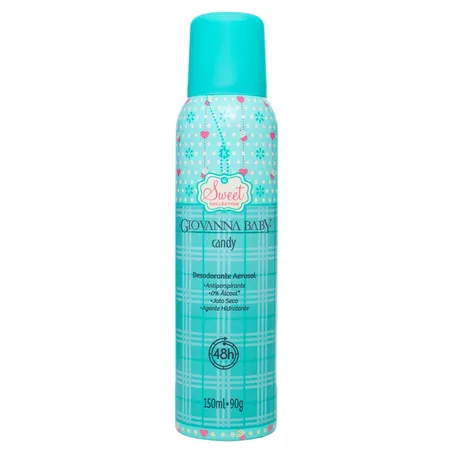 Desodorante Aerosol Giovanna Baby 150ml Candy