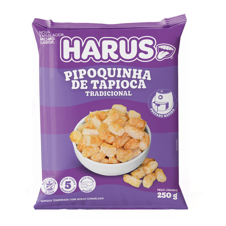 Pipoquinho de Tapioca Harus 250g - Tradicional
