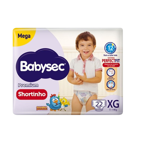Fralda Descartavel Baby Sec Shortinho Mega Tamanho: XG