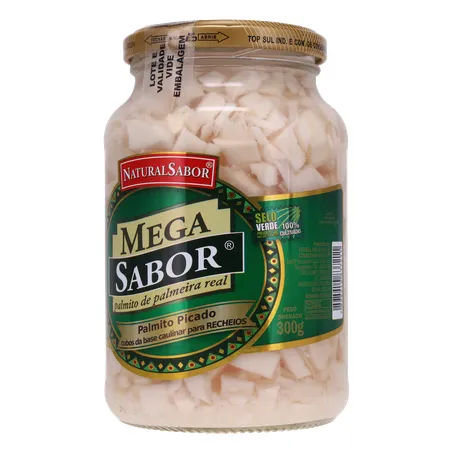 Palmito mega sabor picado 300g 360-3