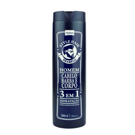 SHAMPOO HEDERA 300ML HOMEN 3X1
