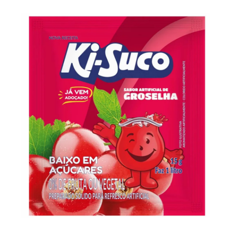REFRESCO PO KISUCO 15G GROSELHA
